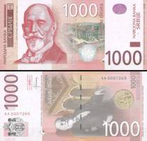 *1000 srbských dinárov Srbsko 2014, P60b UNC - Kliknutím na obrázok zatvorte -